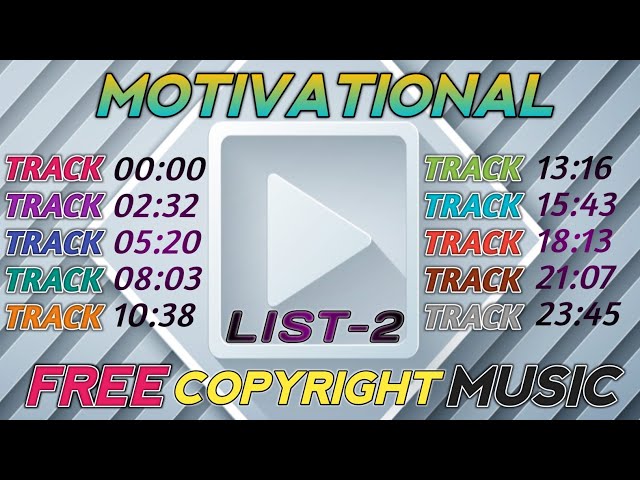 Motivational Instrumental Music For Working Out | Free Copyright Music | List - 2