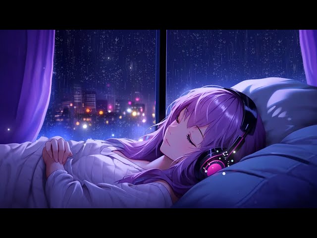 Say Goodbye To Insomnia in 2 MINUTES😴Relaxing Music + Rain Sounds Reduce Anxiety,Increase Deep Sleep