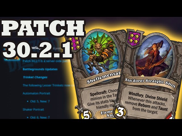 Trinket Cost Balancing! Patch 30.2.1 Hearthstone Battlegrounds