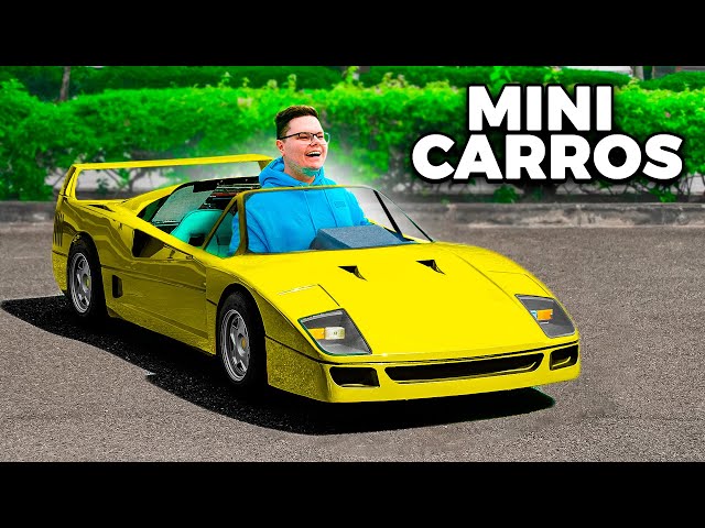 OS REALISTAS MINI CARROS A GASOLINA DOS YOUTUBERS!