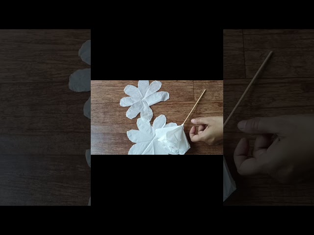 Easy Tissue paper flower | #diy #craft #papercrafts #shorts #viralvideo #trending #viralshorts