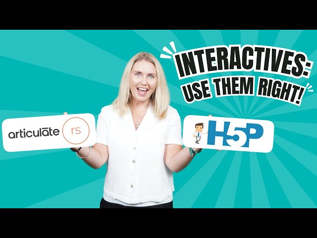 The case for and against Articulate Rise and H5P interactives