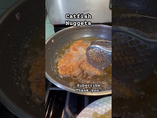 Done / Cooked fish Fry Catfish Nuggets