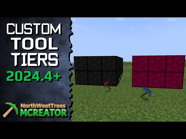 Custom Tool Tiers | MCreator 2024.4+