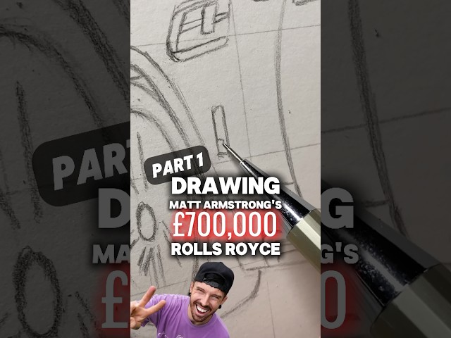 Drawing Matt Armstrong’s Rolls Royce Mansory - Part 1