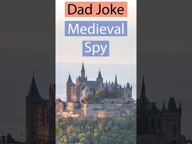 What do you call a medieval spy ? dad joke #dadjokes #medieval #funny #shortvideo #haha