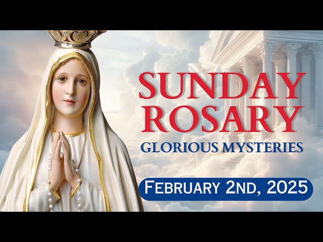 HOLY ROSARY with LITANY🌻 Sunday February 2,  2025 🌻 Glorious Mysteries 🌻 Today's Rosary🌹