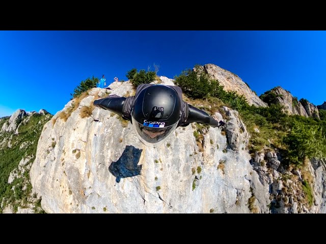 Wingsuit B.A.S.E. Arco Italy VR 360