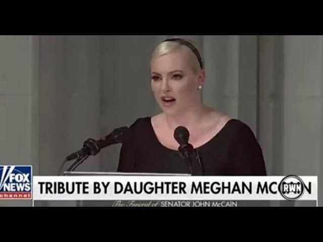 Meghan McCain Absolutely Unloads On Trump In Awful Funeral Speech To Her Father