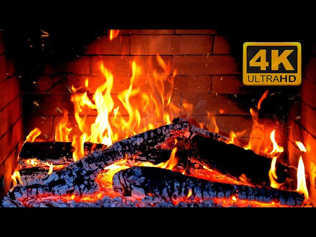 🔥 Fireplace 4K. Cozy Winter