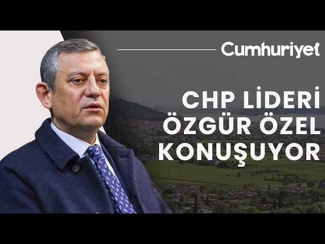 #CANLI CHP lideri Özgür Özel Pazarcık Belediyesi’nde