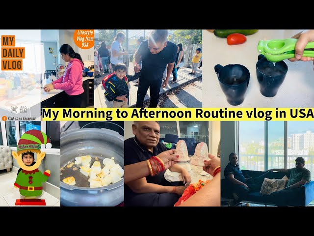 💁‍♀️Productive Morning to Afternoon Routine Vlog in USA🌿Cooking to Cleaning Vlog