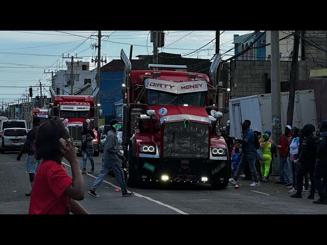 Cash Money rolled out an impressive fleet of trucks for their back-to-school treat!