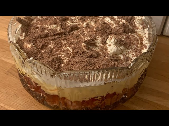 Gluten free sherry trifle