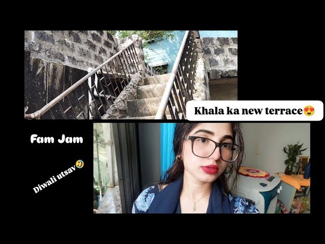 khala ka new terrace - GOA || Thankyou siddun for the gift♥️🥹 || Diwali utsav 😂 #explore #familyvlog