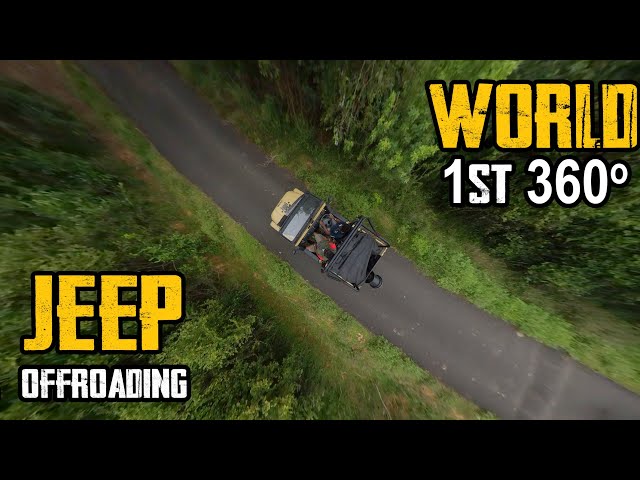 World's First 360 Jeep Off roading Video in Tamil | Rock Terrain | தமிழ் | Open Jeep UV360