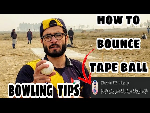 How to bowl bouncer in tape ball | fast bowling main bouncer kaise daale  #changer #bowlingtips