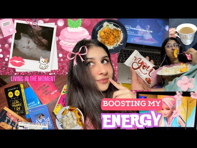 Boosting My Energy 🤍🌸🕊️  Positive Affirmations, Cozy Rain, Barbie Movies & Nourishing Food