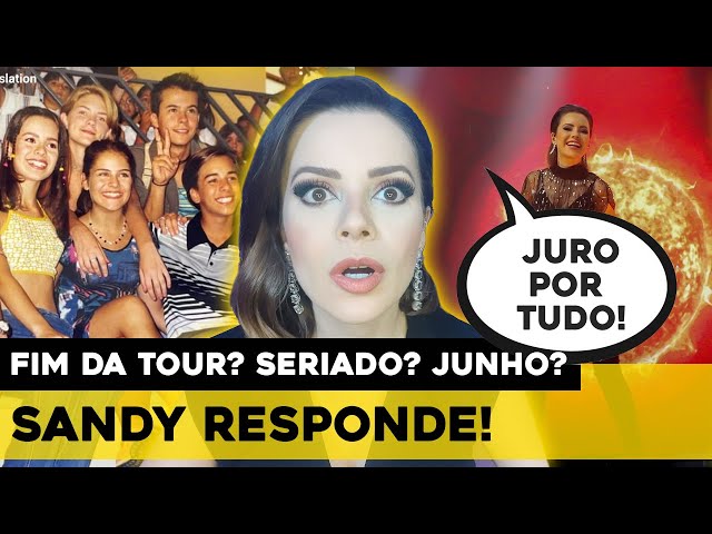 PERGUNTEI PRA SANDY O QUE VEM POR AÍ APÓS O FIM DA TOUR | VLOG + ENTREVISTA