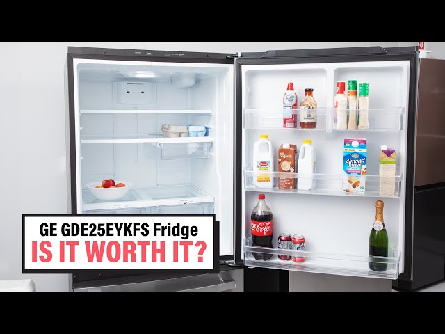 GE GDE25EYKFS Refrigerator Review: The Best Bottom-Freezer