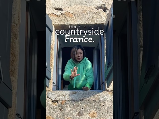 HONG KONG girl in countryside FRANCE #france #adayinmylife #hongkong #chicken #countryside #french