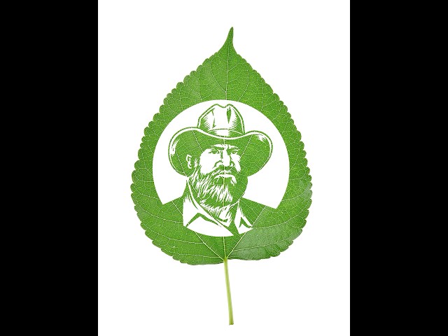 Photoshop 2025 Tips - How to create portrait engraving effect on leaves #ducthangds