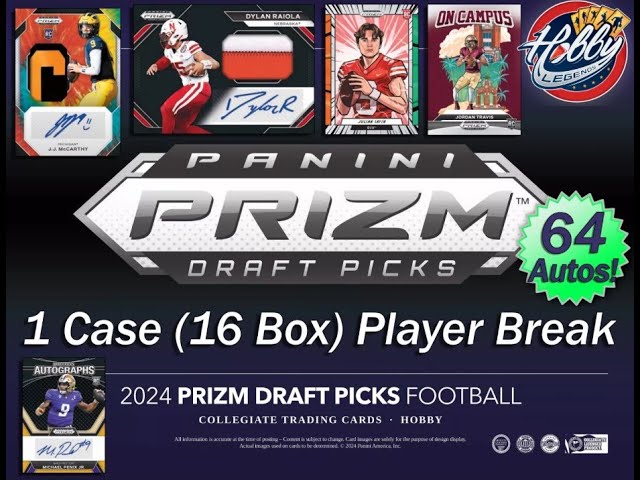 2024 Panini PRIZM DRAFT PICKS FOOTBALL 1 Case (16 Box) PLAYER Break #11 eBay 02/10/25