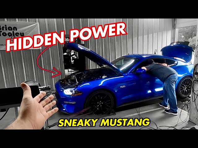 SNEAKY 2020 Mustang on Dyno has "HIDDEN" TWIN TURBO'S  *Makes HUGE POWER!