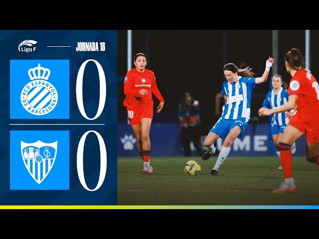 ⚽ RESUM J16 | Espanyol 0-0 Sevilla | Liga F