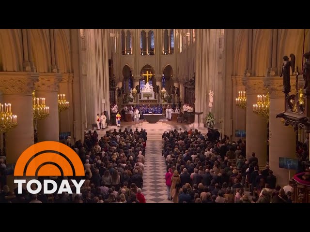 Notre Dame cathedral prepares for first Christmas since reopening