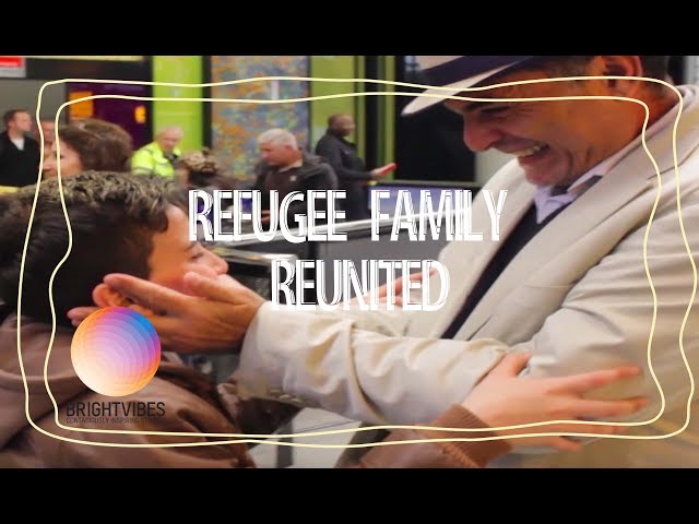 Syrian family’s heartwarming reunion in Europe