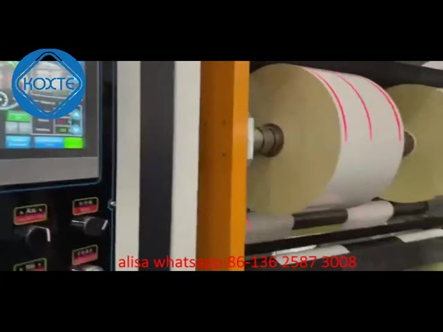 Automatic Jumbo Roll Kraft Paper Roll Cutter Slitter Rewinder Machine