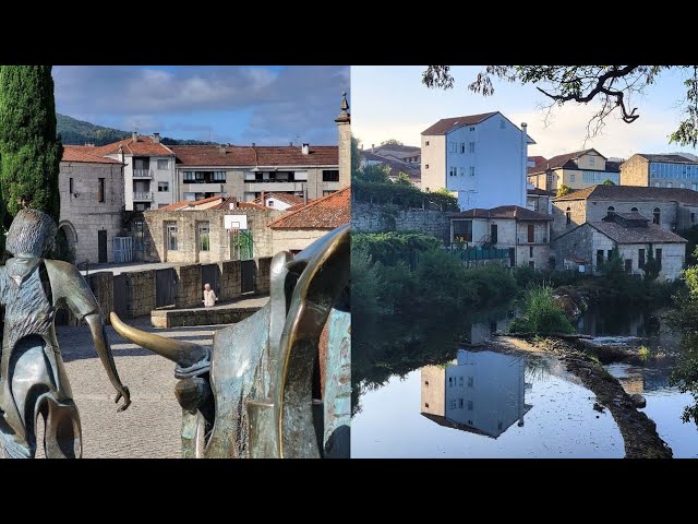 Medieval village of ALLARIZ "The key to the kingdom of Galicia" Ourense | Walking Tour 4k