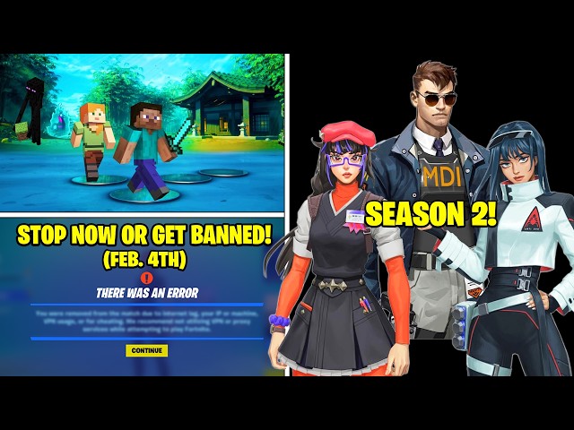 FORTNITE SEASON 2 LEAKED! (Minecraft, Battle Pass, Roadmap!)