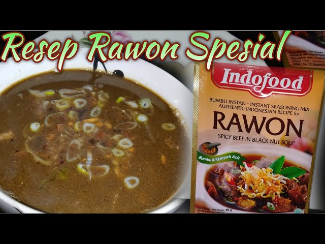 Resep Rawon Daging Spesial Bumbu Indofood ~ Simple Gak Ribet