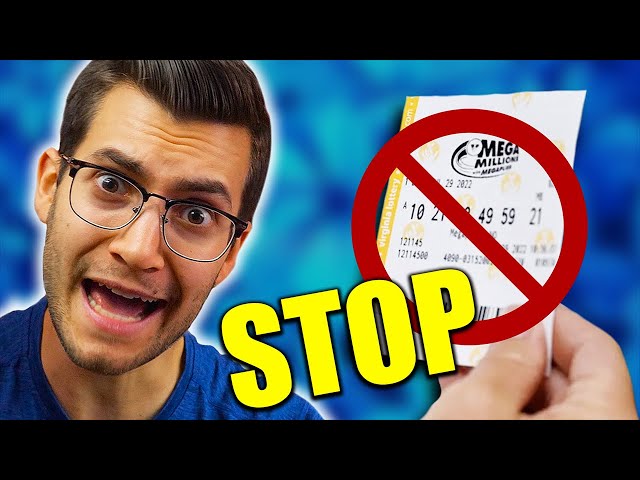 Stop buying lottery tickets