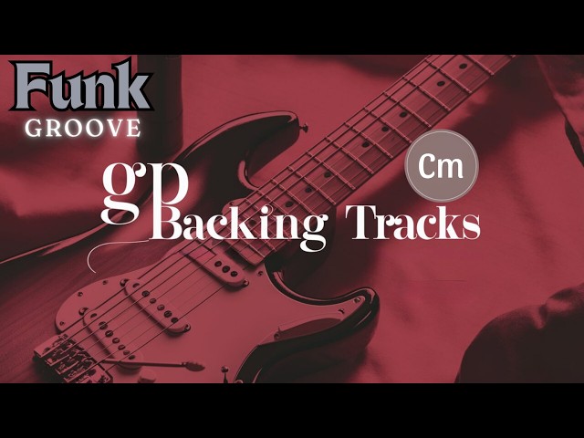 Funk Groove Guitar Backing track - Cm