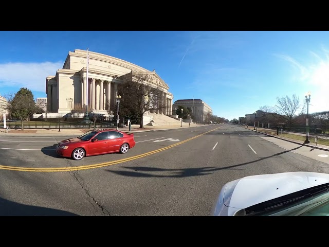 Joy vRiding 0009 - Empty DC Streets the Day after Biden-Harris Inauguration 2021