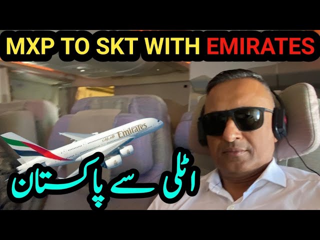 Traveling to Pakistan From Milan Italy | MXP TO SKT with Emirates | Rashid M Vlogs