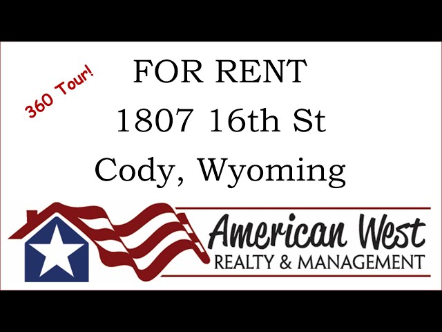 For rent: 1807 16th St, Cody, WY 82414