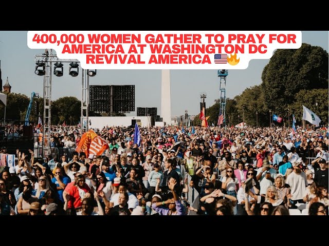 400,000 PEOPLE PRAY FOR AMERICA 🇺🇸 #jesus #foryou #worship #prayer #usa #revival #washington #love