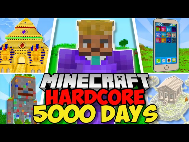 I Survived 5000 DAYS In Minecraft Hardcore (FULL MOVIE)