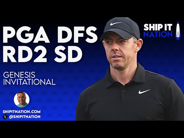 PGA Round 2 Showdown | February 13, 2025 | DraftKings DFS Picks, Plays and Process