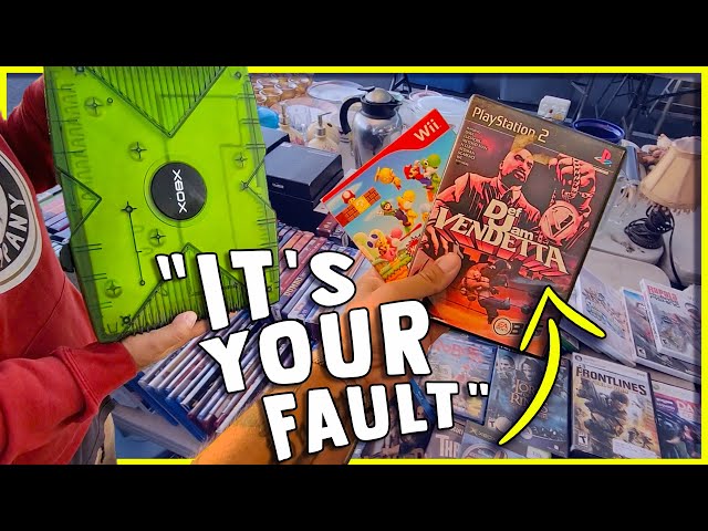 Retro Games were HIDING in PLAIN SIGHT only I SAW THEM | RETRO VIDEO GAME HUNTING