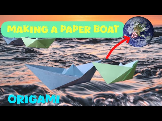 Making a paper boat