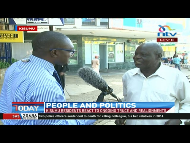 Kisumu residents react to ongoing political truces and realignments