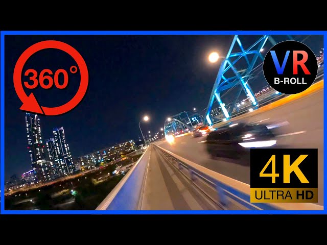 360 VR Seoul Streets Night Time POV TimeLapse