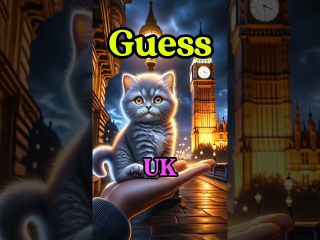 【CAT STORY】 GUESS Big Ben is a famous landmark in which country? #Quiz #shorts #subscribe