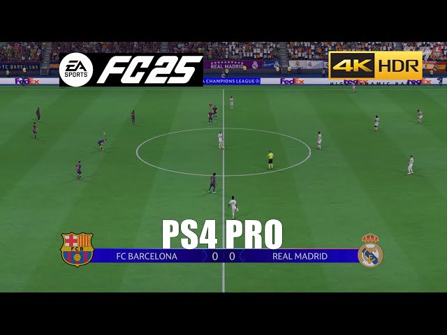 FC 25 Old Gen PS4 Pro Gameplay [4K HDR]