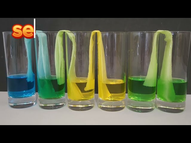 Walking water science experiments | Rainbow walking water